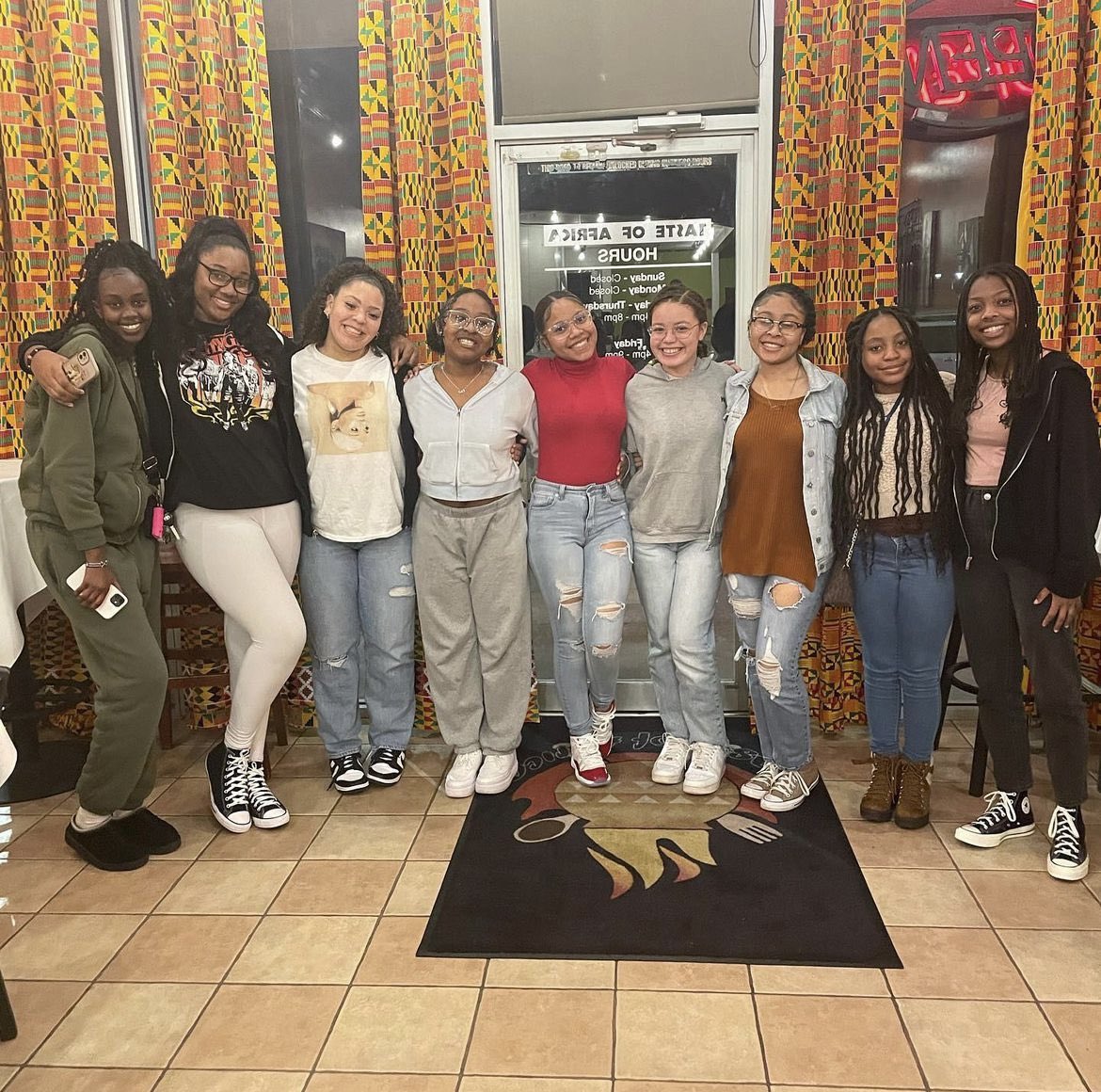Last night BSU members had the opportunity to support the Black-Owned Business, Taste of Africa!