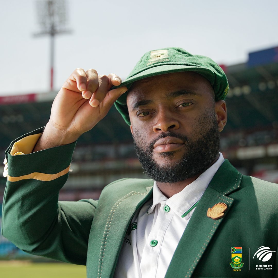 Our new Test captain, Temba Bavuma 🇿🇦

#SAvWI #BePartOfIt