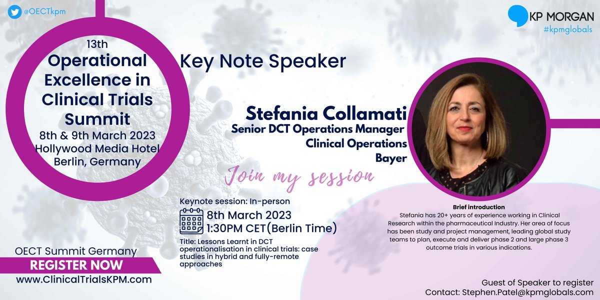 #clinicaltrials #clinicalproject #ClinicalSummit #kpmglobals <a href="/KPMGLOBALS/">KP-MORGAN</a> #bayer #dcts #decentralizedtrials #medtech 
 
linkedin.com/posts/sachin-s…
