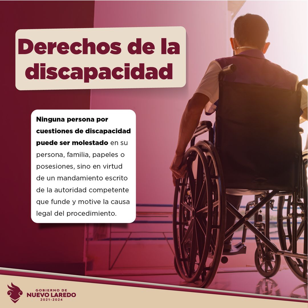 foojavx's tweet image. Los derechos de las personas con discapacidad son fundamentales para garantizar la igualdad de oportunidades y la inclusión en todas las áreas de la vida.  👇👇 @Carmenliliacrv  #NuevoLaredo #Tamaulipas