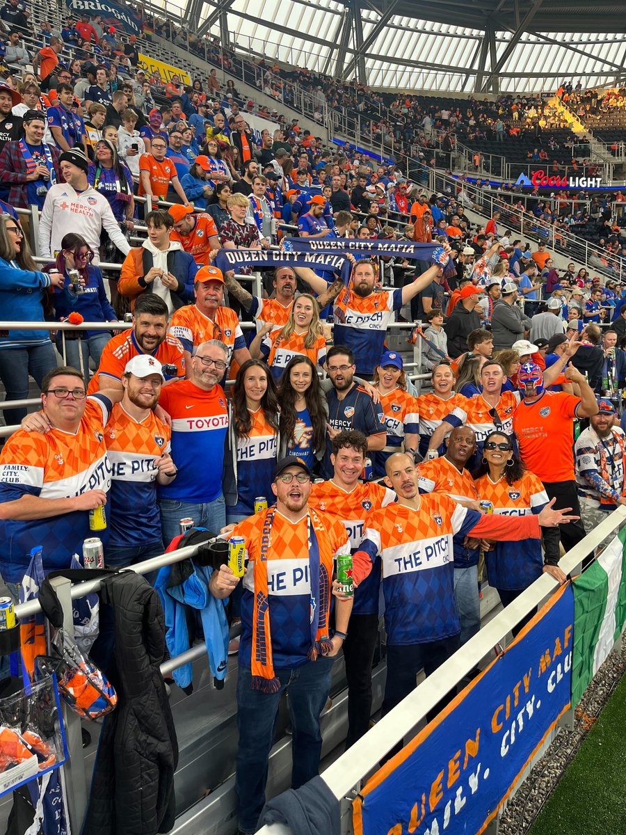 queencitymafia's tweet photo. Who else is ready to get behind @fccincinnati tomorrow???
We'll be starting @ThePitchCincy before heading into @TQLStadium to cheer on our #BoysInBluOrange!!!
#AllForCincy #QCMFamily #EstIn134 #FamilyCityClub https://t.co/G9bXvp0IaM
