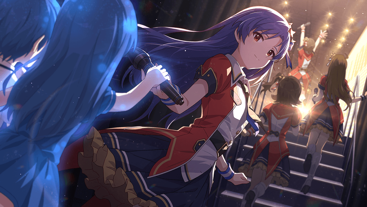 mirishita_eng's tweet photo. The 25th of February is Kisaragi Chihaya's birthday! Happy birthday to the theater's candid and focused shutterbug! https://t.co/xEei7sB4Pg