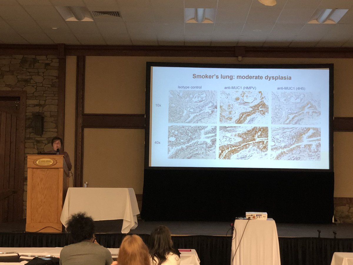 Our final plenary <a href="/TRCCC1998/">TRCCC</a> speaker, MUC1 vaccine pioneer and lovely lady Olja Finn from <a href="/UPMC/">UPMC</a>. 25 Years of MUC1 research at the 25th Annual meeting. Two great examples of the benefits of perseverance!!