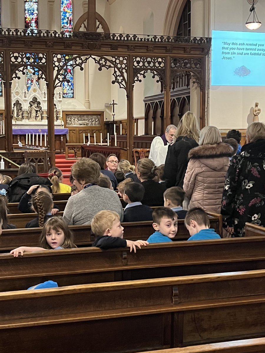 dove_shell_fed's tweet photo. The children and staff from St James’ went to church for Ash Wednesday. Thank you to Reverend Paul for leading our service along with Reverend Howard. #AshWednesday2023 #LentSeason2023 https://t.co/XZzsLSdv0U