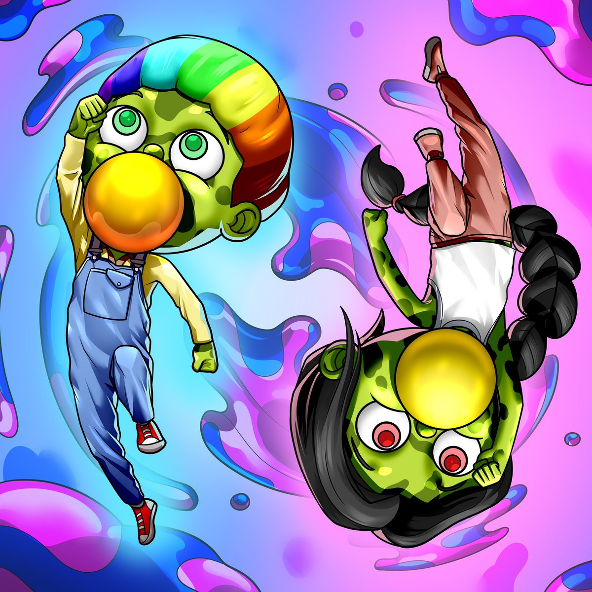 bubblegumkids_'s tweet photo. Check Out Our New Character Profile “The Sombies” https://t.co/FWz28qwddp
