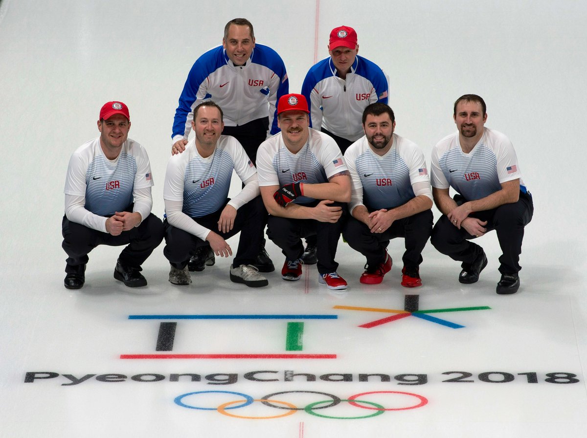 5 yrs ago today @TeamShuster completed one of the greatest comebacks in Olympic History to win the 1st ever Gold Medal for @usacurl! Thanks for the memories @MattJamilton, @Shoostie2010, @tgeorge1323, @jlandsteiner, and @joepolo1! Cheers to 5 years! #TeamUSA #GoldenBoys 🇺🇸🥇🥌