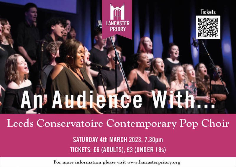 Priory Music (@priorymusic) on Twitter photo Looking forward to hosting young singers from <a href="/Ripley_Music/">Ripley Music</a> <a href="/LRGSMusic/">LRGS MusicDepartment</a> <a href="/LGGSMusic/">LGGS Music</a> and Central Lancaster High School to sing with <a href="/LeedsMusicDrama/">Leeds Conservatoire</a> Contemporary Pop Choir.
Everyone welcome.
Tickets: trybooking.co.uk/CCAB
Doors from 6.00pm
@moreLancaster <a href="/cofelancs/">The CofE in Lancashire (Blackburn Diocese)</a> Looking forward to hosting young singers from <a href="/Ripley_Music/">Ripley Music</a> <a href="/LRGSMusic/">LRGS MusicDepartment</a> <a href="/LGGSMusic/">LGGS Music</a> and Central Lancaster High School to sing with <a href="/LeedsMusicDrama/">Leeds Conservatoire</a> Contemporary Pop Choir.
Everyone welcome.
Tickets: trybooking.co.uk/CCAB
Doors from 6.00pm
@moreLancaster <a href="/cofelancs/">The CofE in Lancashire (Blackburn Diocese)</a>