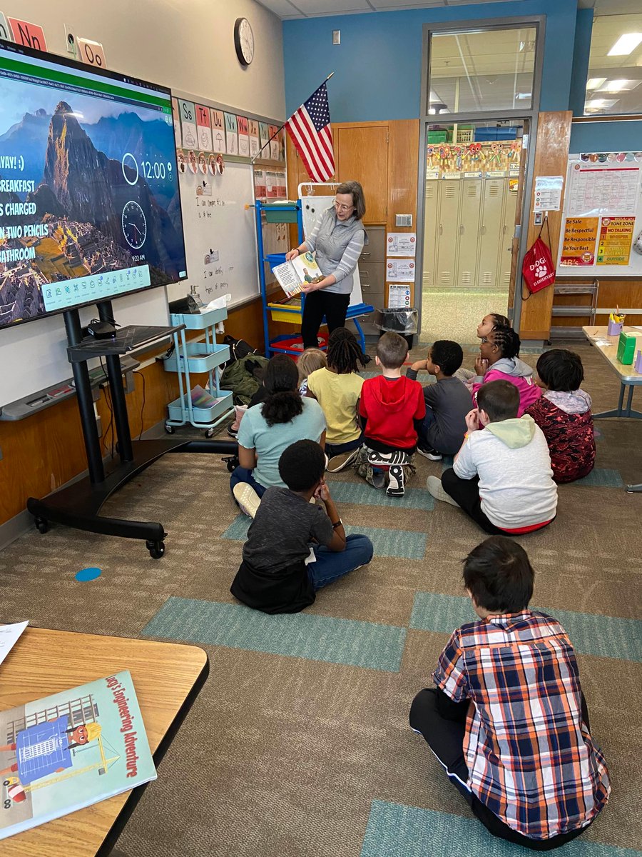 We would like to thank Mrs. Ziettlow for coming out and celebrating Engineering Week with our Wildcats by reading “Lucy’s Engineering Adventure” to our 2nd Grade Wildcats!!!  #OPSProud #ForwardTogether #STEM