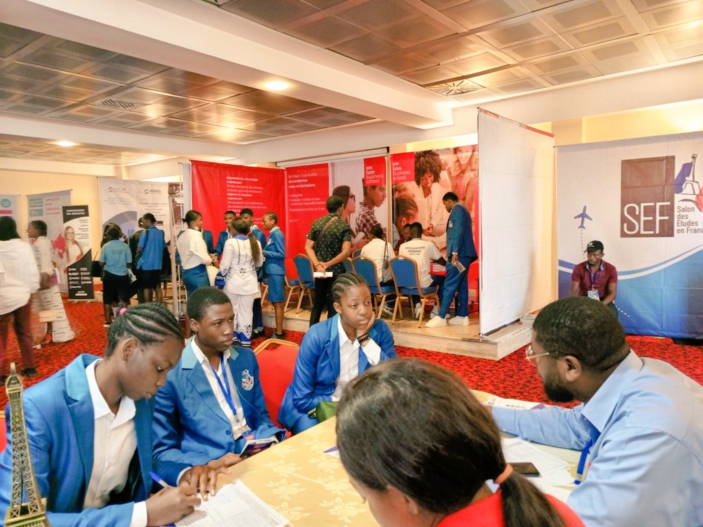 Première journée satisfaisante avec la présence de plusieurs écoles ce jour à #Yaoundé pour le "Salon des Études en #France"

Cc <a href="/ExceliaGroup/">Excelia</a>
<a href="/tbs_education/">TBS Education</a> <a href="/audencia/">Audencia</a> <a href="/EMStrasbourg/">EM Strasbourg (FR)</a> <a href="/omneseducation_/">OMNES Education</a> <a href="/IPAGBS/">IPAG Business School</a>  @Montpellier_BS <a href="/ISTEC_Paris/">ISTEC</a> <a href="/ESCPauBS/">éklore-ed School of Management</a> <a href="/ICNbs/">ICN Business School</a> <a href="/KedgeBS/">KEDGE Business School</a> <a href="/groupe_iscparis/">Groupe ISC Paris</a>