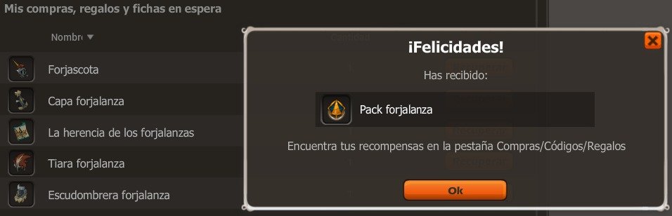 MetalCoreDofus's tweet image. SORTEO del SET de APARIENCIA FORJALANZA

Para todos los que no pudisteis participar/ganar en el Sorteo anterior, hoy tenéis una nueva oportunidad.

Requisitos @ES_DOFUS 
- Like
- Retweet
- Nombre de PJ en Comentarios

Resultado en Directo en twitch.tv/metalcoredofus el 28/02/23.