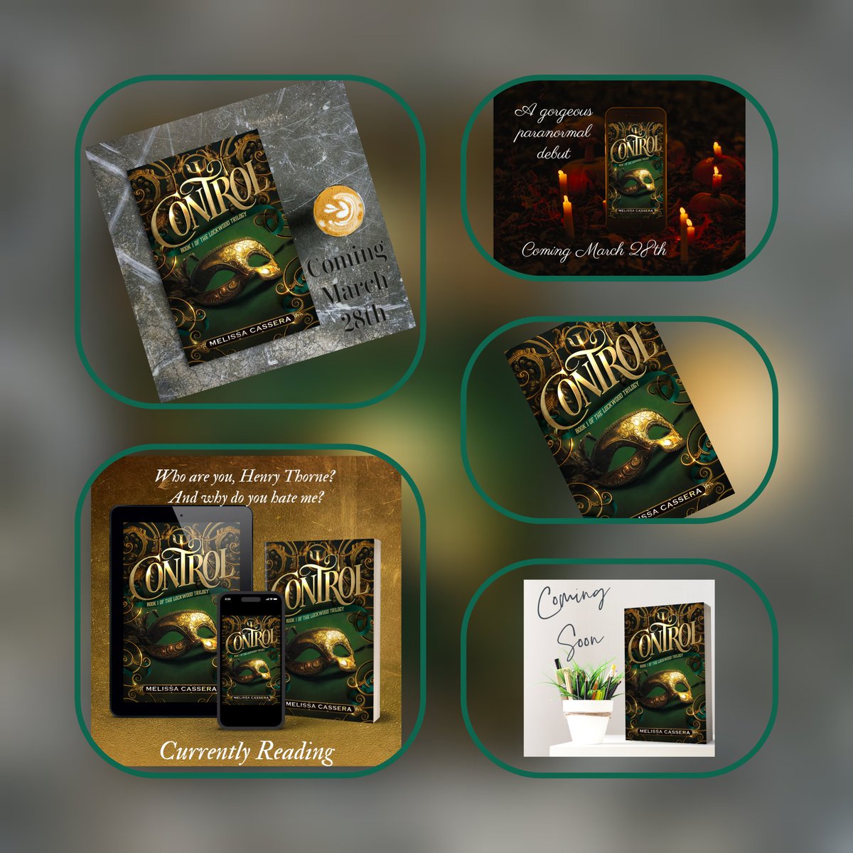 🎉🎉PREORDER NOW!🎉🎉
CONTROL by Melissa Cassera is the start of a gorgeous new paranormal trilogy, and it’s available to preorder now–be the first to read the exciting new novel!
Amazon: books2read.com/controlnovel