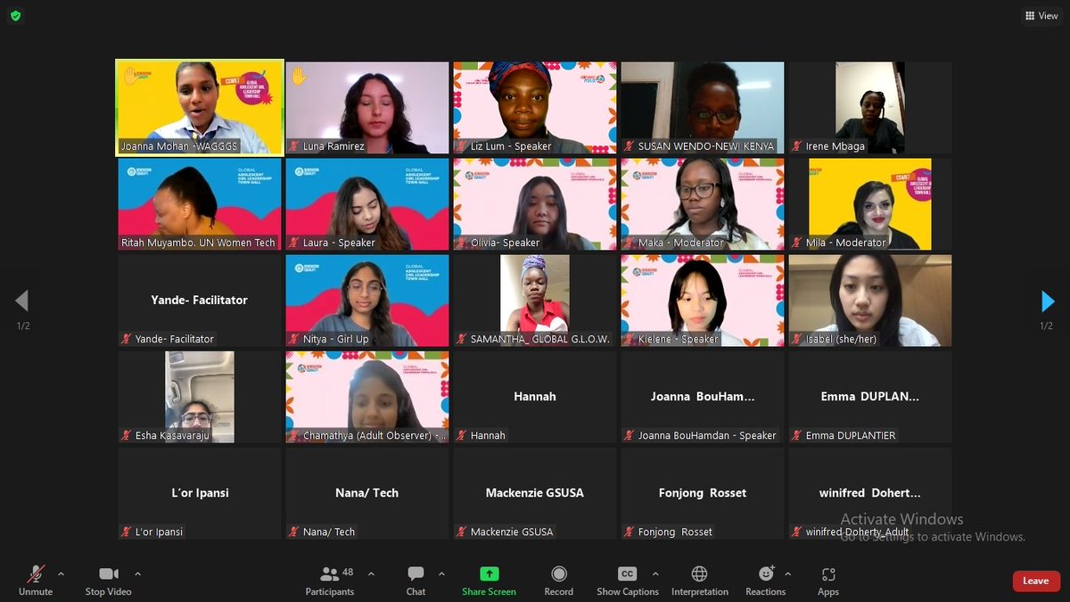 Was at the #CSW67 Global Adolescent Girls Leadership Town Hall where I added my voice to 9 other girls, giving recommendations to stakeholders on closing the gender digital divide. <a href="/UN_Women/">UN Women</a> ED, <a href="/unwomenchief/">Sima Bahous</a> was present. Even though I won't make it to #CSW67 in NY, I feel HEARD.