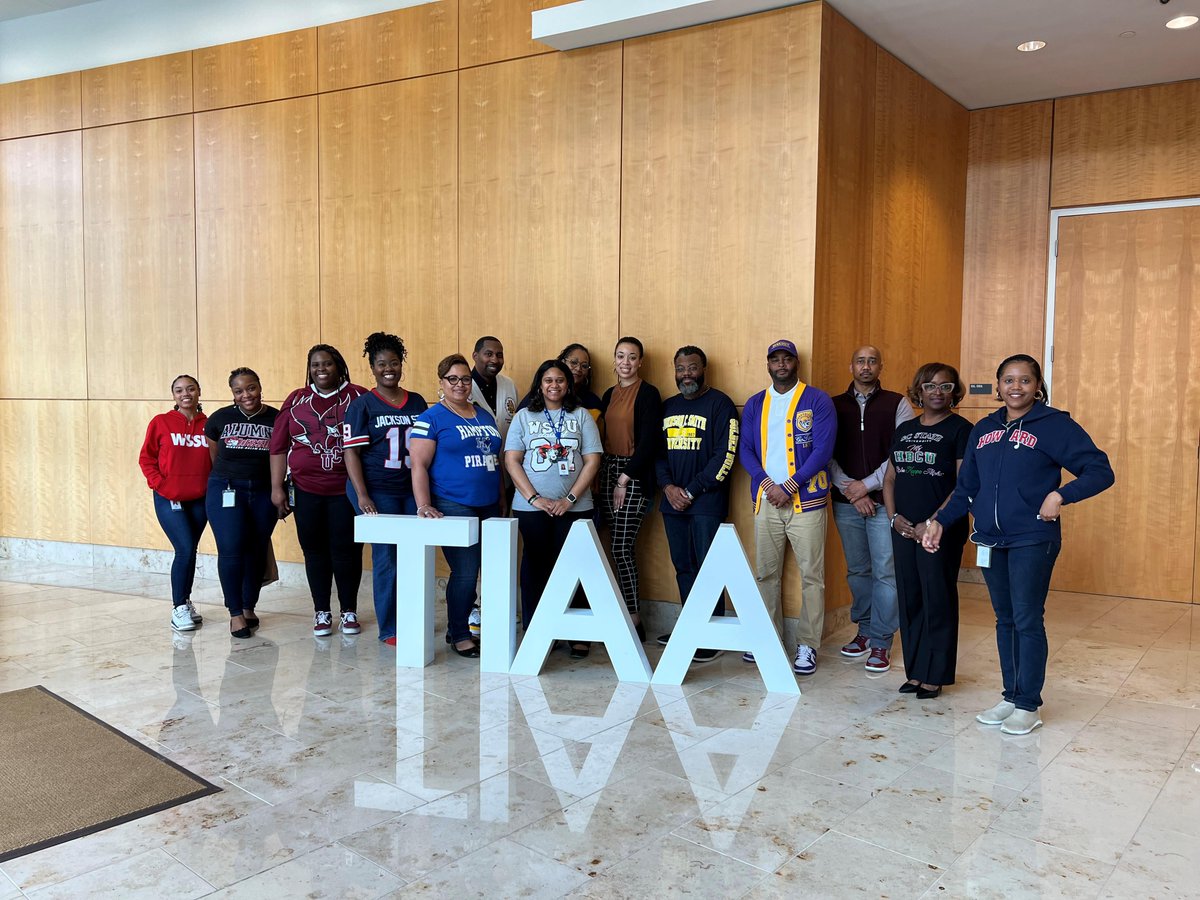 B_Weis's tweet photo. In celebration of #BlackHistoryMonth TIAA associates joined together for a panel discussion on the importance of Historically Black Colleges and Universities and how we can all work together to create success and opportunities for Black Americans. #TIAAProud #HBCUs https://t.co/GuozWIygxV