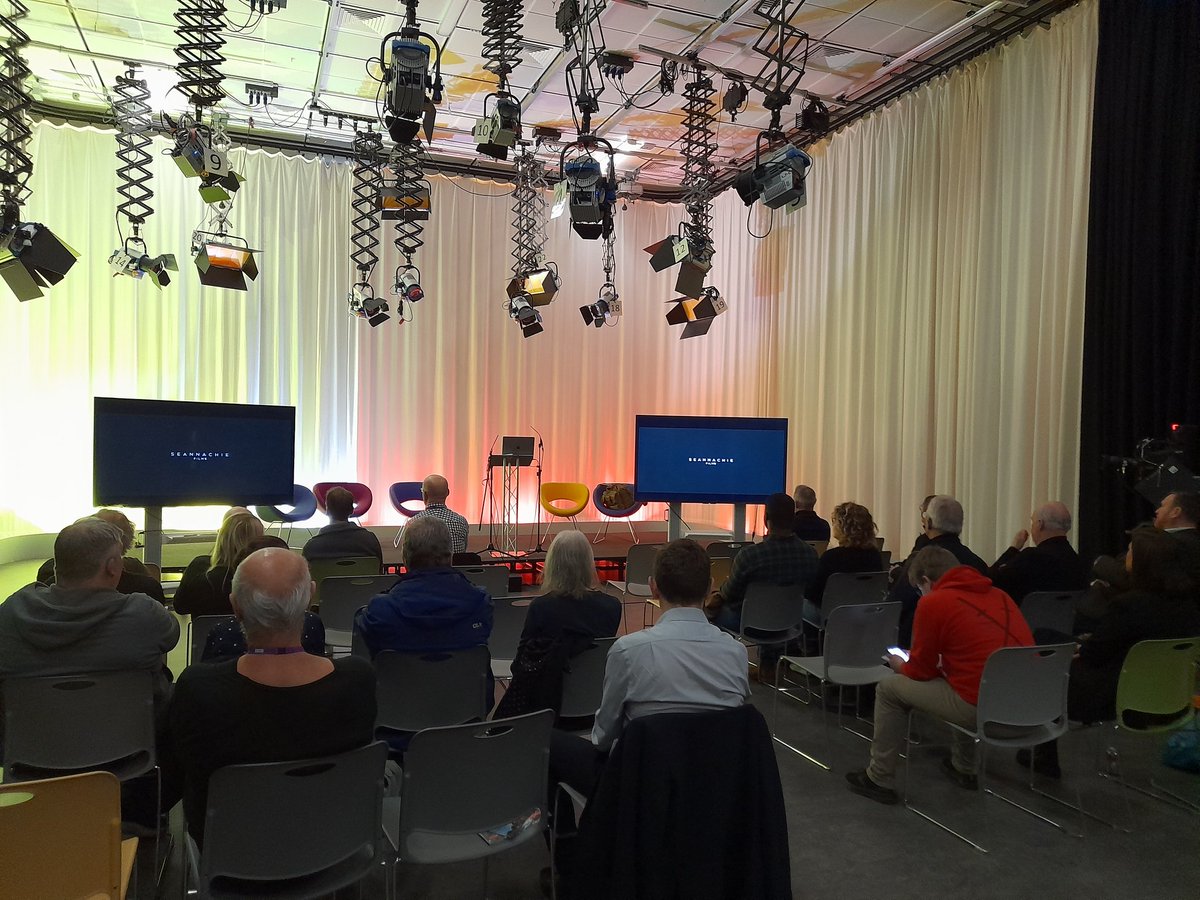 AntonineWall's tweet image. Small but great audience for our film projection @CofGCollege today! Film will be online soon for all to see