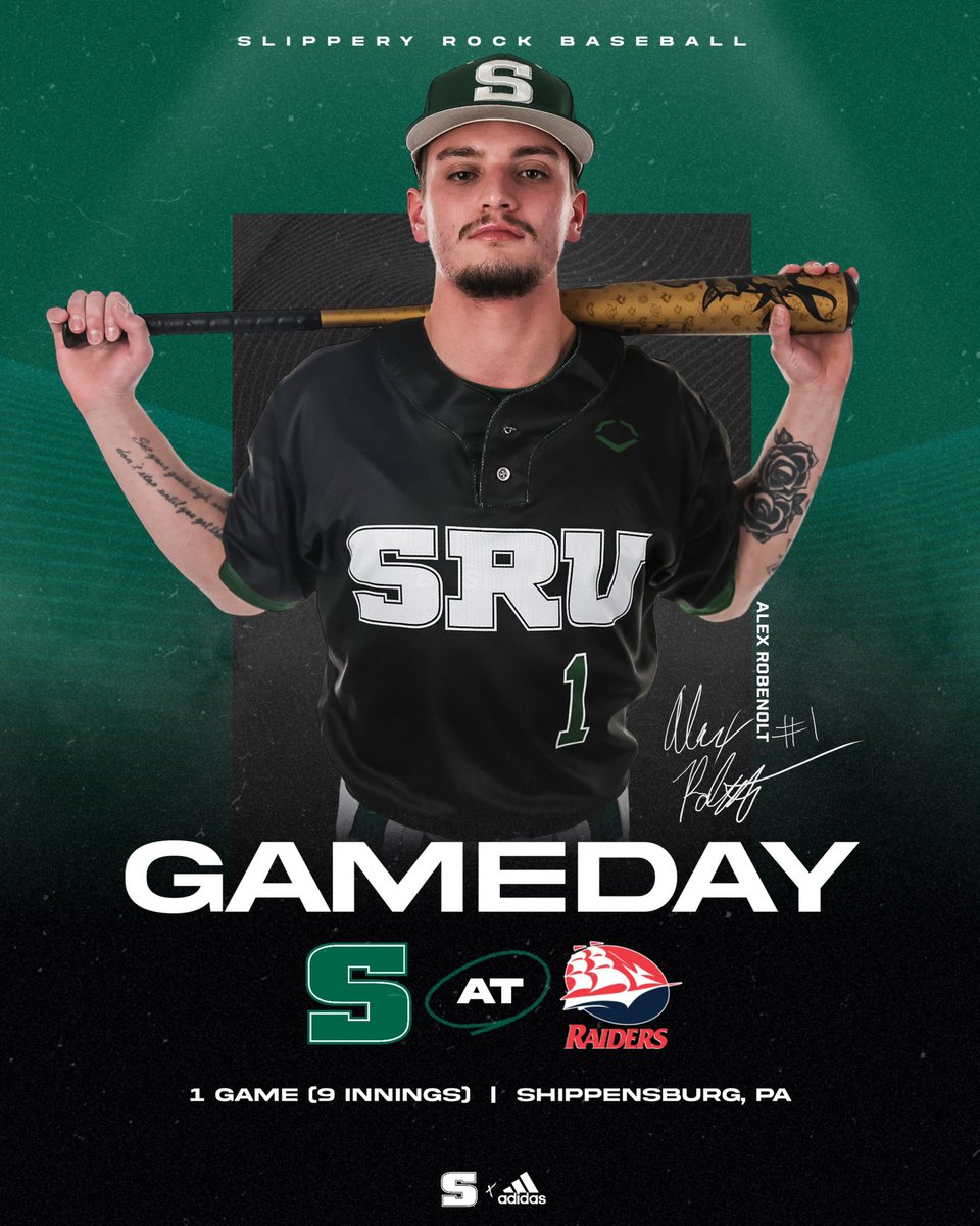 Rock_Athletics's tweet photo. BASE: It’s finally opening day for Slippery Rock! SRU begins a four-game weekend series at Shippensburg with a 9-inning contest today. First pitch is currently set for 2 p.m. 

Series Preview: https://t.co/DWhkQOaPRl https://t.co/327lS2cK5T