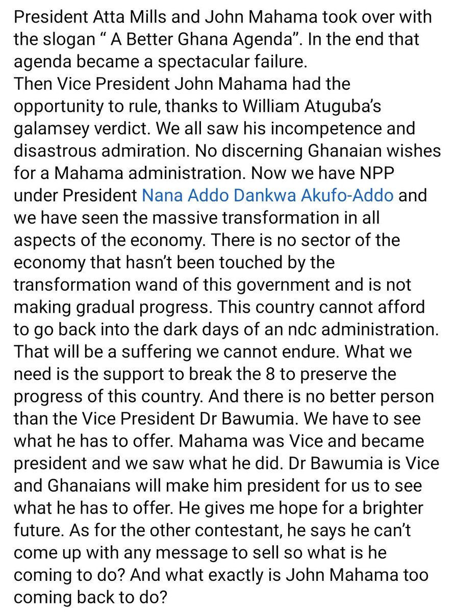 GhanaPoliticalU's tweet photo. The Ghana's worst years have always been under NDC. NDC looted this nation and sold all Nkrumah's factories under the divestiture policy.
Nana Addo's #1D1F is the biggest industrialisation plan since independence.
NDC has zero policies. NDC is only focused on power. https://t.co/LclOKJPEw2