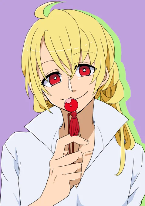 なますぎさん( )宅のシルバくんを勝手に描かせていただきました～～!ありがとうございます!お顔がいつまでも難しい～～～～!!!背景色を黒と赤にしたら不穏にもほどがあったのでさすがに自重しました! 