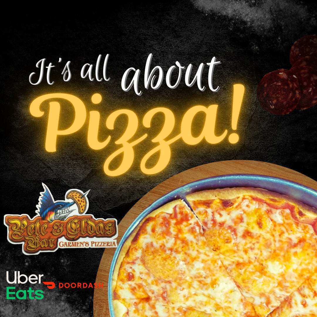 Pete_Eldas's tweet photo. Who out there can say that pizza is their favorite food? #Pizza #ThinCrustPizza #HotPizza #BigPizza #XXLPizza #FreshPizza #PeteAndEldas #DoorDash #UberEats https://t.co/WWF4rF88Fe
