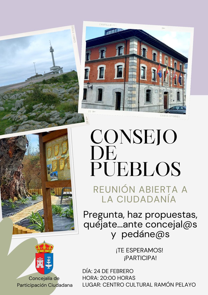 Hoy en el Centro Cultural Ramón Pelayo de Solares tienes la oportunidad de hablar, quejarte y hacer propuestas a los concejales, concejalas, alcaldes y alcaldesas pedáne@s de nuestro Municipio ¡Te esperamos! 20:00 h.