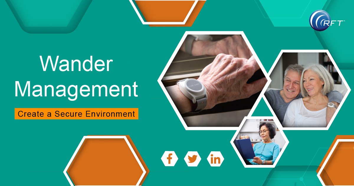 RFTWI's tweet image. A secure environment is critical for the safety of residents. Prevent wandering with RFT’s Code Alert® Wander Management Solution.
#RFTechnologies #CodeAlert #WanderManagement #LifeSafety #Security #SeniorCare