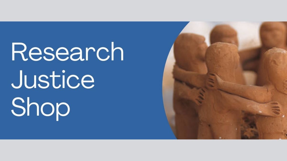 NewkirkCenter's tweet photo. Research Justice Workshop Module 6: Friday, March 17, 2023, 10 am - 12 pm, Location: SBSG 1517 - https://t.co/IpPD5bkfVI https://t.co/jLv40RS0sL