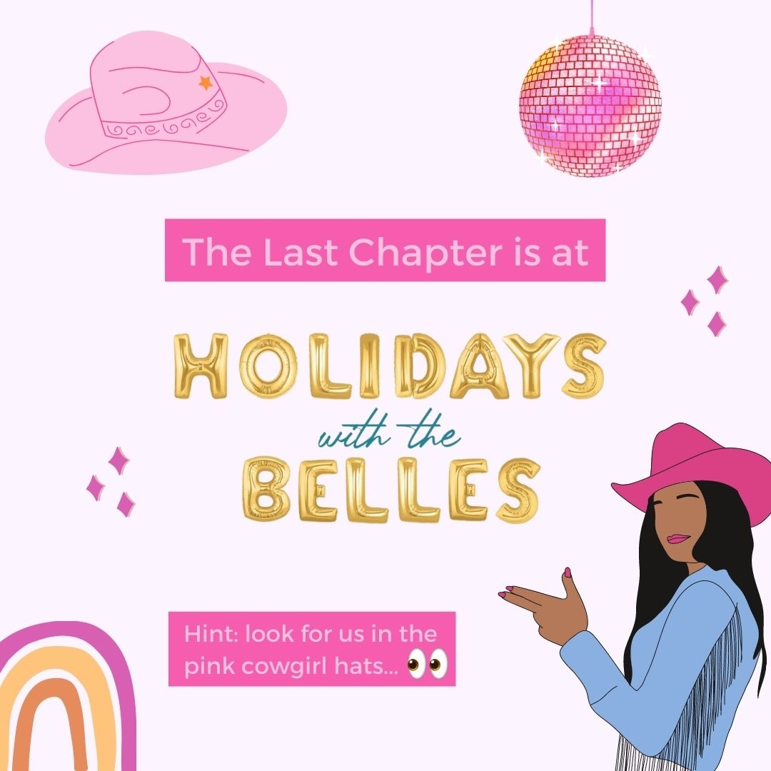 The out of office is on... WE'RE IN DALLAS! The Last Chapter team is so excited to be at Holidays with the Belles this weekend! Find us on Saturday in our pink cowgirl hats🤠

#thelastchapter #booksigning #booksignings #bookevent #bookevents #holidayswiththebelles #romancebooks