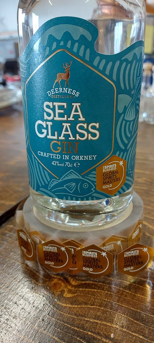 Orkney's Sea Glass Gin, it's a winner! #scottishgin