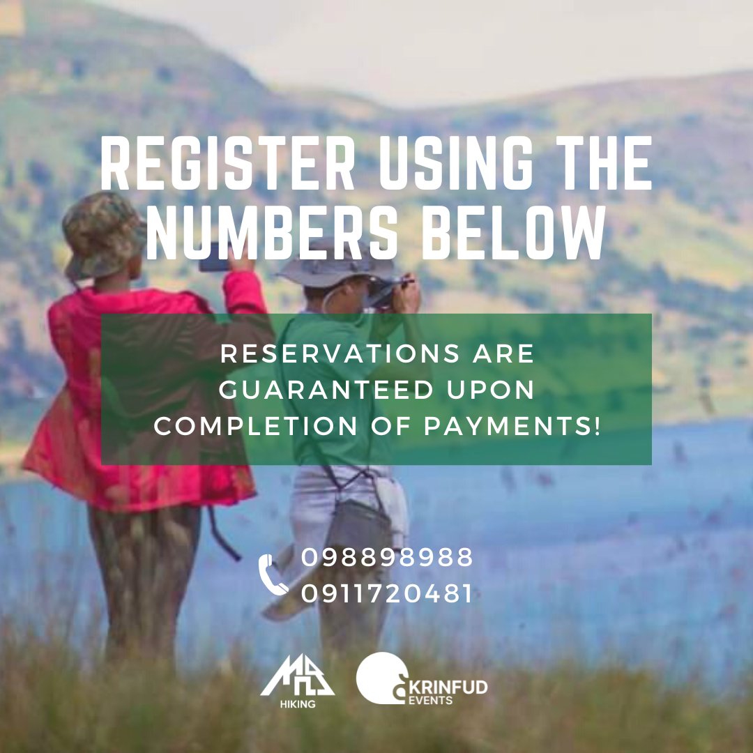 #TeamTobiya is s back with a day trip the '8' figured volcanic lake, Dendi

Saturday  March 4

ETB2000 ( transport, Lunch, Snack , Water, Guide &amp; Enterance fee)

Registration  link 👇🏽
forms.gle/AEtTpEabgtiMA8…

For more info 0911 720481 - 0988 985988