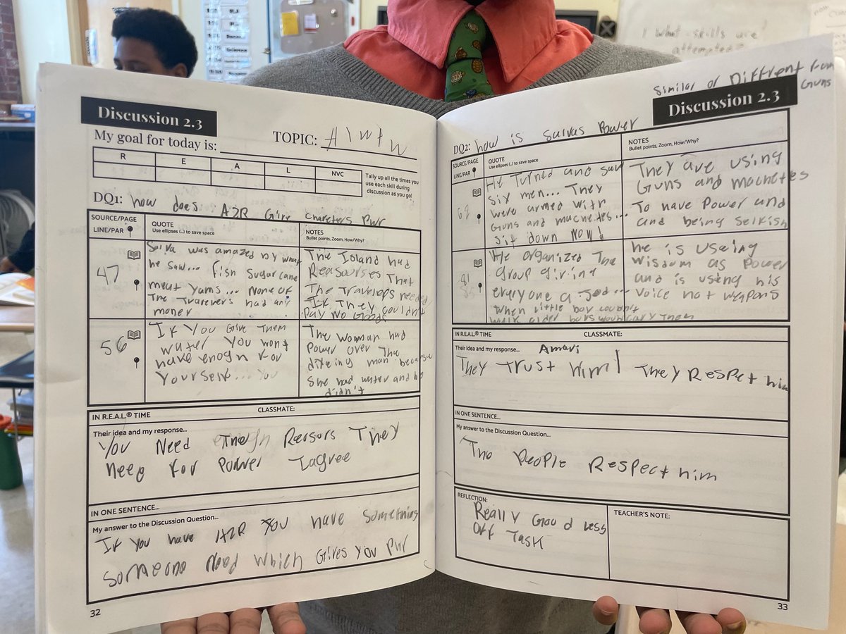 DiscussionReal's tweet photo. There's nothing better than seeing R.E.A.L. "in real life." Our team loved visiting Patrick Farmer's classroom and filming footage to be used in next summer's teacher training. Thanks for having us, Patrick and Nativity Prep. Go sixth graders!  

#REALDiscussion https://t.co/FAjZvYxUWA