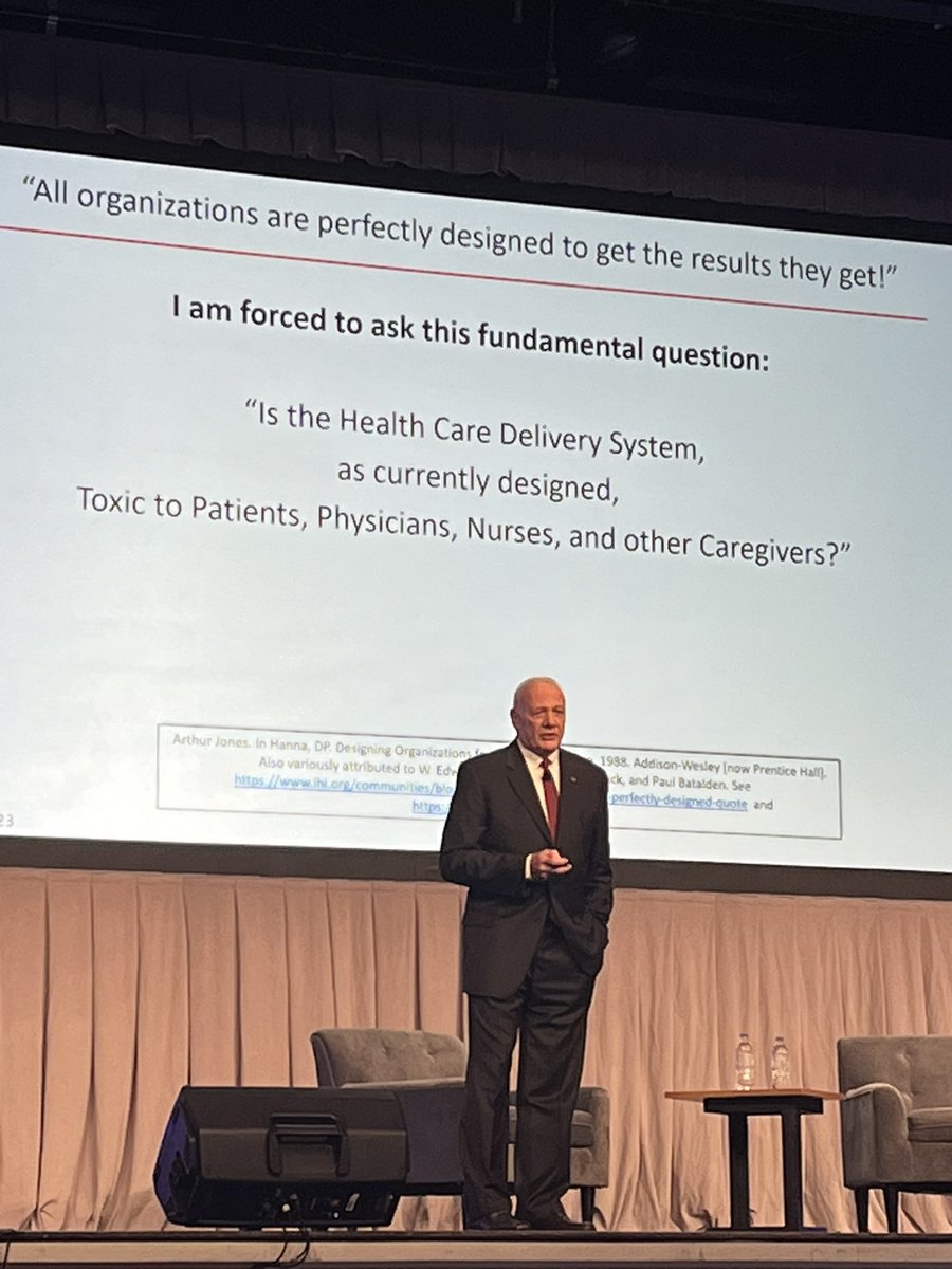 Dr. Nasca on #physicianburnout: The pandemic temporarily leant meaning and urgency to our work and reinvigorated our #MeaningInMedicine , but as the pandemic wanes, the burnout measurements are going up. #ACGME2023 #PhysicianWellBeing