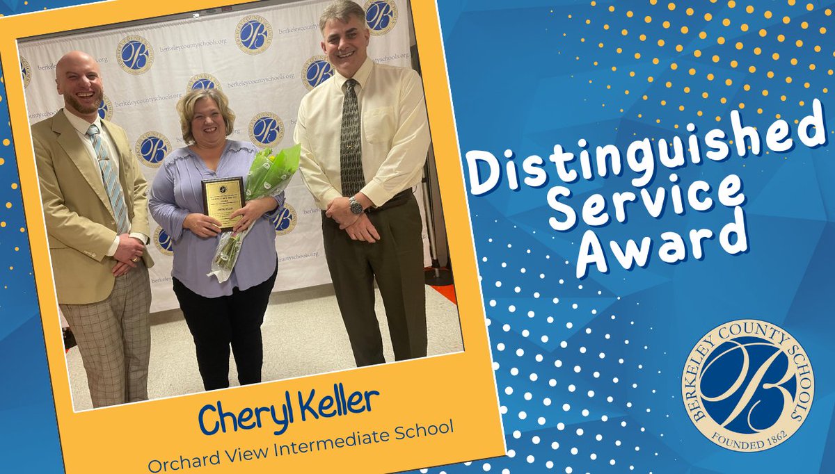 👏 Please join us in recognizing Cheryl Keller, the Head Cook at Orchard View Intermediate School, as this month's Distinguished Service Award recipient! 👏

READ MORE: pulse.ly/av8ieg457v