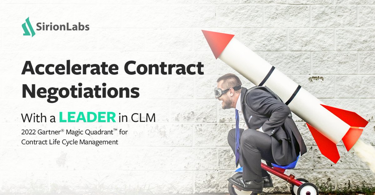 SirionCLM's tweet photo. Did you know that Sirion #CLM delivers a higher level of insights than other products at 5x the speed?

Our AI-powered #Contract #Analytics platform can accelerate your company's #ROI, enhance #ContractManagement &amp; more!

Watch the video to learn more: 📽️ https://t.co/xrwLtmbume https://t.co/jkKeI8q72T