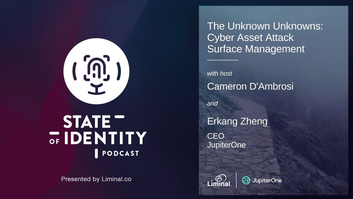 How can you protect a cybersecurity perimeter that you can’t define? On this week's podcast, we're joined by @jupiterone Founder & CEO @Erkang to discuss cyber asset attack surface management (CAASM) and identity's role in bolstering #cybersecurity bit.ly/3YXA4Ht