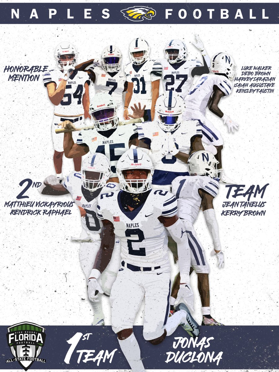 Naples Golden Eagle Football (@naplesfootball) on Twitter photo Congratulations to all of our <a href="/FlaHSFootball/">FloridaHSFootball.com</a> All State Golden Eagles!!
#NaplesFootball #EarnedNotGiven 🥶🦅🏈 Congratulations to all of our <a href="/FlaHSFootball/">FloridaHSFootball.com</a> All State Golden Eagles!!
#NaplesFootball #EarnedNotGiven 🥶🦅🏈