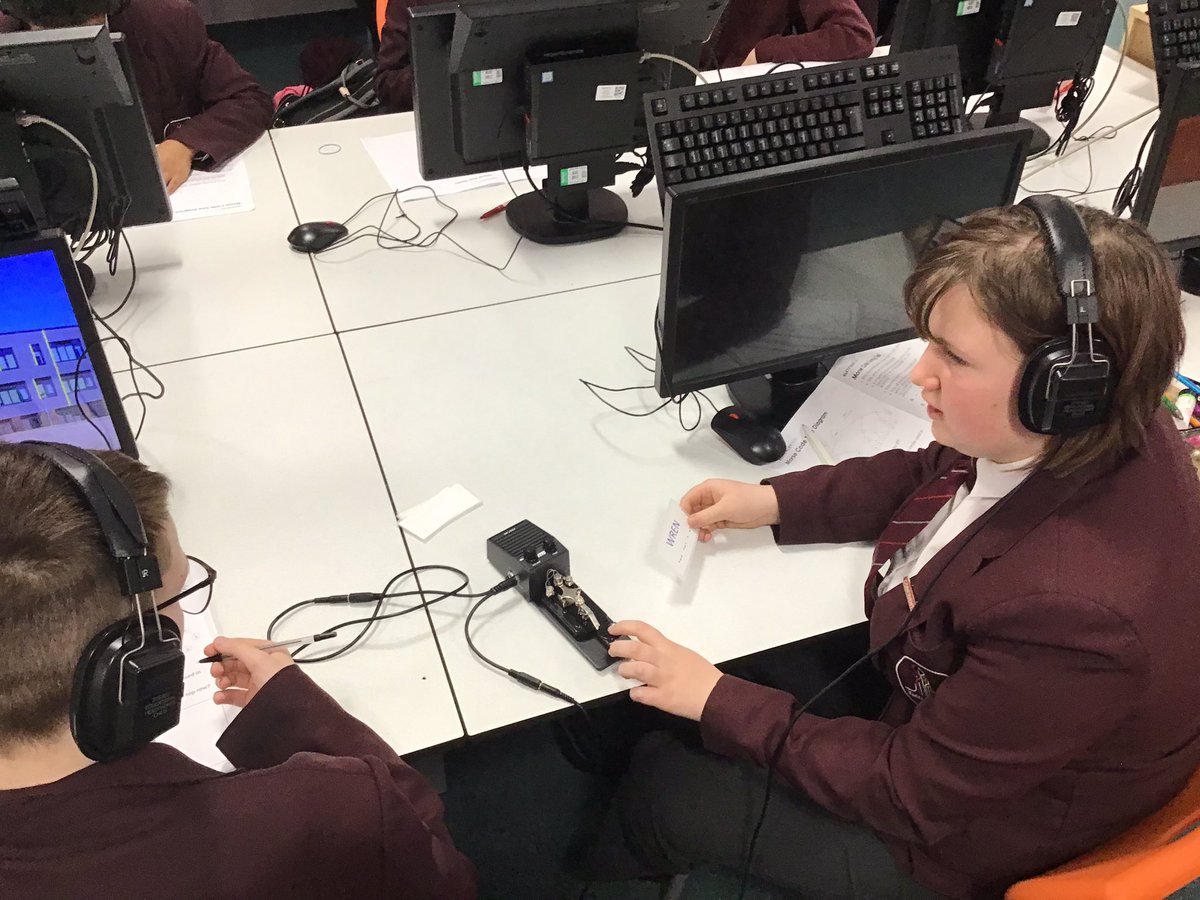 KHPcomputing's tweet image. We are very excited to have Bletchley park visit today for our code breaking club.  Today we are learning morse code.