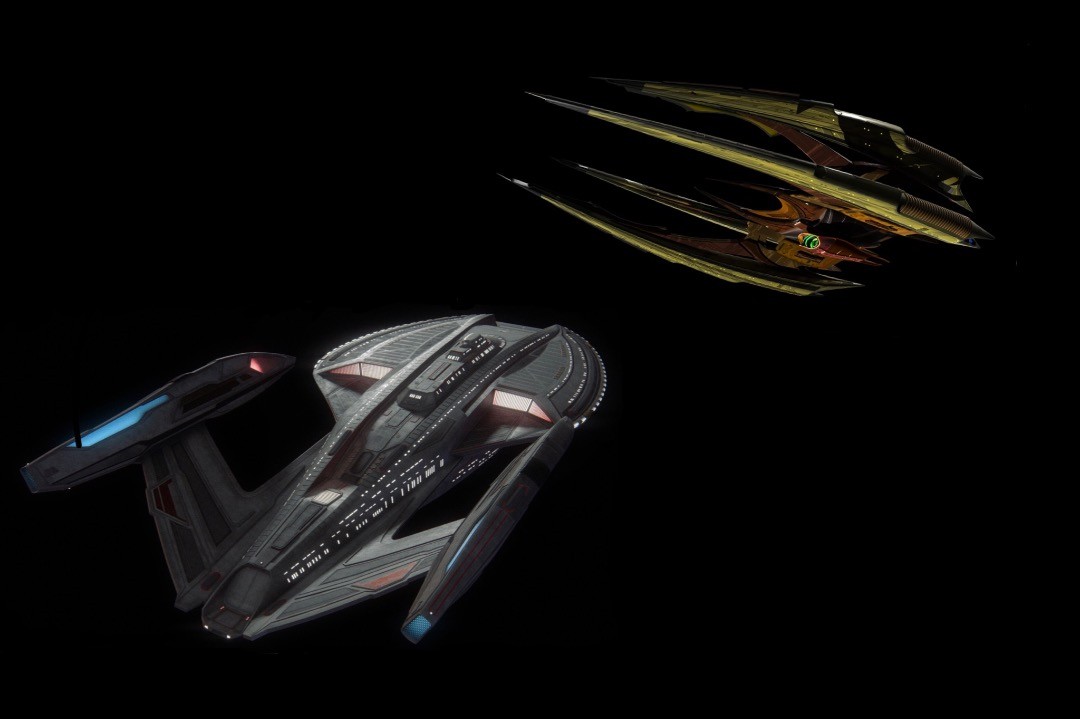 startrek_ships's tweet photo. IG: StarTrekShips
#InquiryClass vs #Shrike  Fight! 

#StarTrekPicard Image credit: MARCBELLVFX &amp; DaveBlass on Twttr
https://t.co/ieZAvJ53Jh https://t.co/fcCCCqjL6t