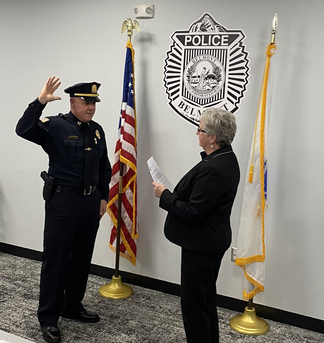 Belmont, MA Police tweet media