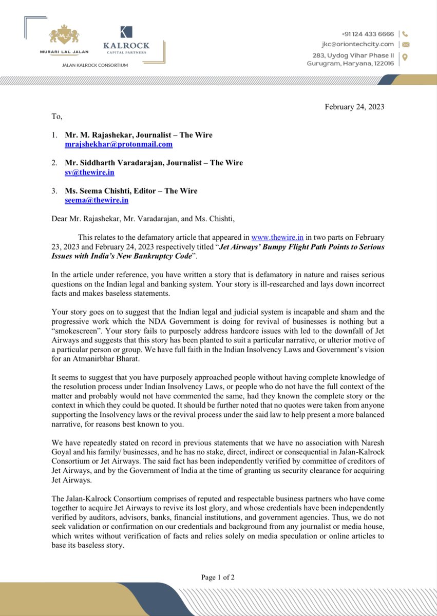 Jalan Kalrock Consortium tweet media