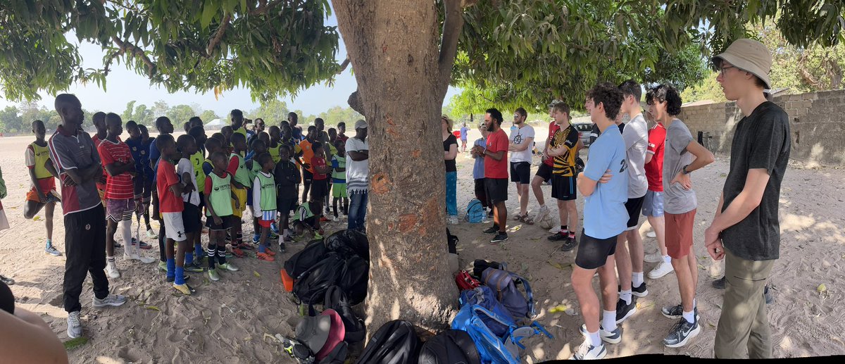 Spent the morning playing football with the Greater Tomorrow Football Academy. The Grange International team drew 4-4 against their under 10s but absolutely fantastic goal celebrations all round!
