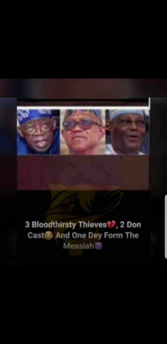 @ObumMic @PeterObi @festiveplug @BishopPOEvang @Spotlight_Abby @urcelebritylolo @ARISEtv @AIT_Online @channelstv @fkeyamo The same story they Fed Our Fathers … he knows all these and he kept quite …. So now that’s his favorite ❤️ candidate want to Assume Seat 💺… he speaks up… that’s a big big lie … it’s only during election time we dey hear all these ….