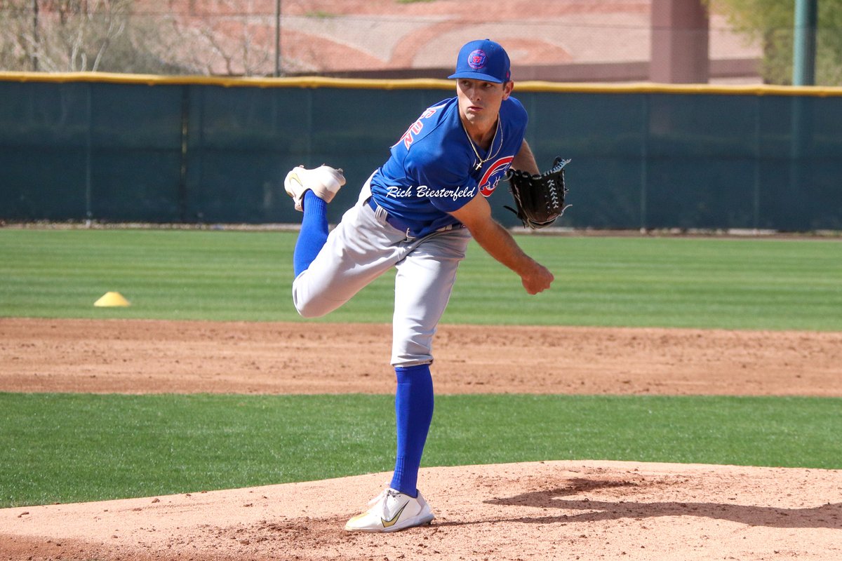 The <a href="/Cubs/">Chicago Cubs</a> pitcher <a href="/kyle_johnson_22/">Kyle Johnson</a> spent most of the 2022 campaign in AA Tennessee. Looking for good things for Kyle in 2023! #Cubs #CubsProspects #ST2023
