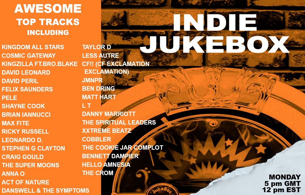 NEW #INDIE JUKEBOX Special! Monday 5pm GMT (12pm ET) ft: <a href="/KingZiL51209018/">KingZiLLa</a> <a href="/howlingfelix/">Howlingfelix</a> <a href="/IanProwse/">Ian Prowse</a> <a href="/MTSManagement/">MTS Management Group</a> <a href="/Brian_Iannucci/">Brian Iannucci</a> <a href="/StephenGClayton/">Stephen G. Clayton</a> <a href="/craiggouldmusic/">Craig Gould | Craig Gould & The Noble Thieves</a> @MoonsBand <a href="/Act_of_Nature/">Act of Nature | Indie Alt-Duo</a> <a href="/KickPushPR/">Kick Push PR</a> <a href="/invisiblekingpr/">Invisible King PR</a> <a href="/RickyRussell/">Ricky Russell</a>

radiowigwam.co.uk

#folk #indiepop
