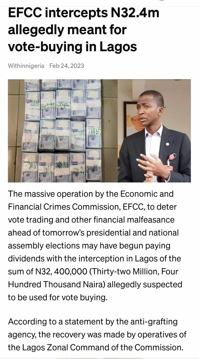 Good job guys
<a href="/officialEFCC/">EFCC Nigeria</a>
