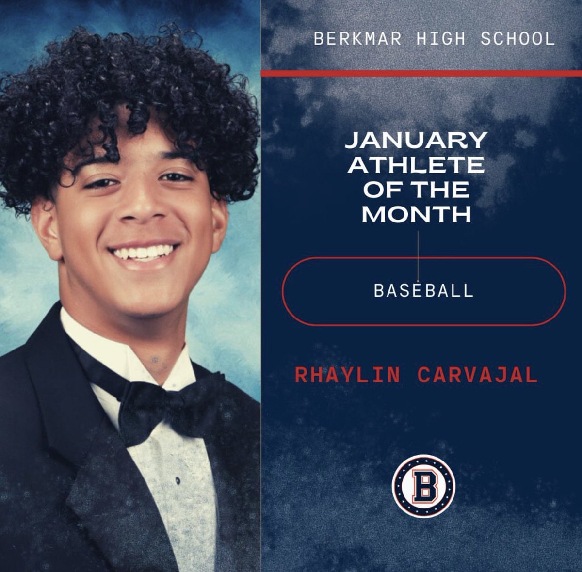 BaseballBerkmar's tweet photo. Shoutout to @ray.3xx and Coach Lozada because named Athlete and Coach of the Month. 
.
#AcademicExcellence #CommitToTheB #BelieveInTheB #BerkmarBaseball #PatriotsBaseball #GeorgiaBaseball #GwinnettBaseball #LilburnBaseball #HighSchoolBaseball #StudentAthletes #RememberTheName https://t.co/LpNqgUHUhG