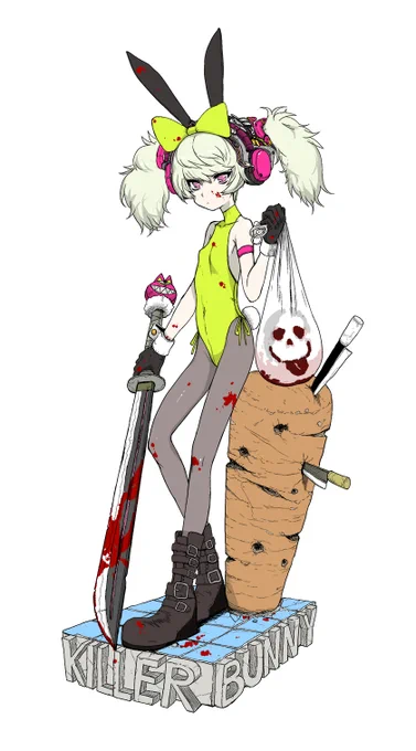 昔描いたバニー 