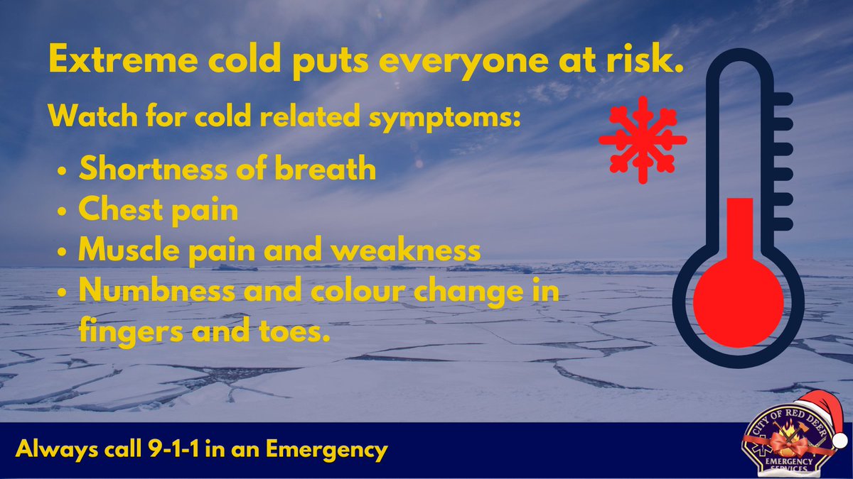 We are hoping this is the last time we have to mention extreme cold warnings this winter... If you or someone you know is experiencing symptoms of cold distress please call 9-1-1 immediately.