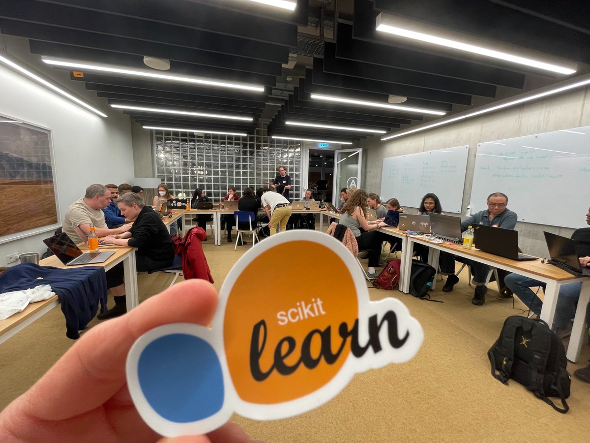 PyLadiesBer's tweet image. Another lovely Open Source HackNight organized by @PyLadiesBer @scikit_learn
These gatherings have been very rewarding, building a more diverse open source ecosystem and greatly increasing the project contributors
A big THANK YOU to all!
🥂@saucelabs for sponsoring