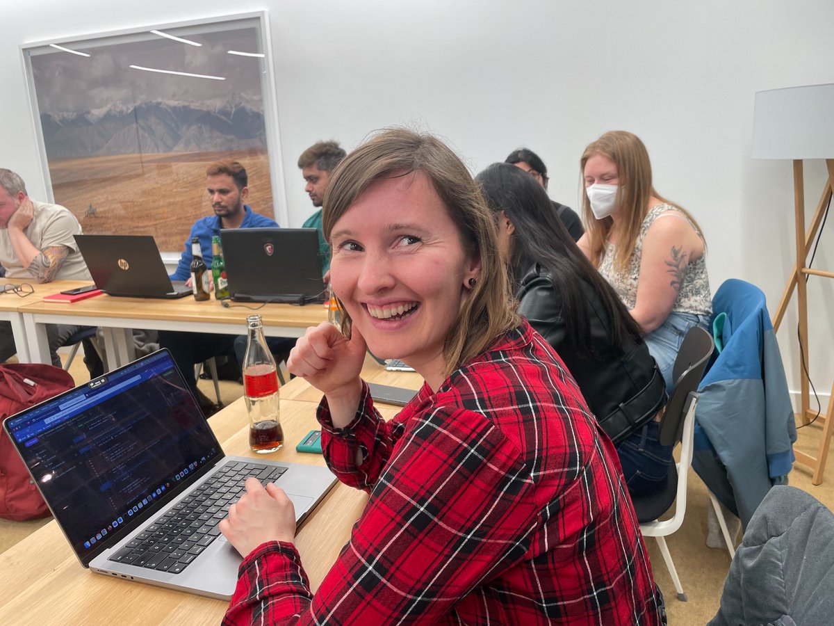 PyLadiesBer's tweet image. Another lovely Open Source HackNight organized by @PyLadiesBer @scikit_learn
These gatherings have been very rewarding, building a more diverse open source ecosystem and greatly increasing the project contributors
A big THANK YOU to all!
🥂@saucelabs for sponsoring