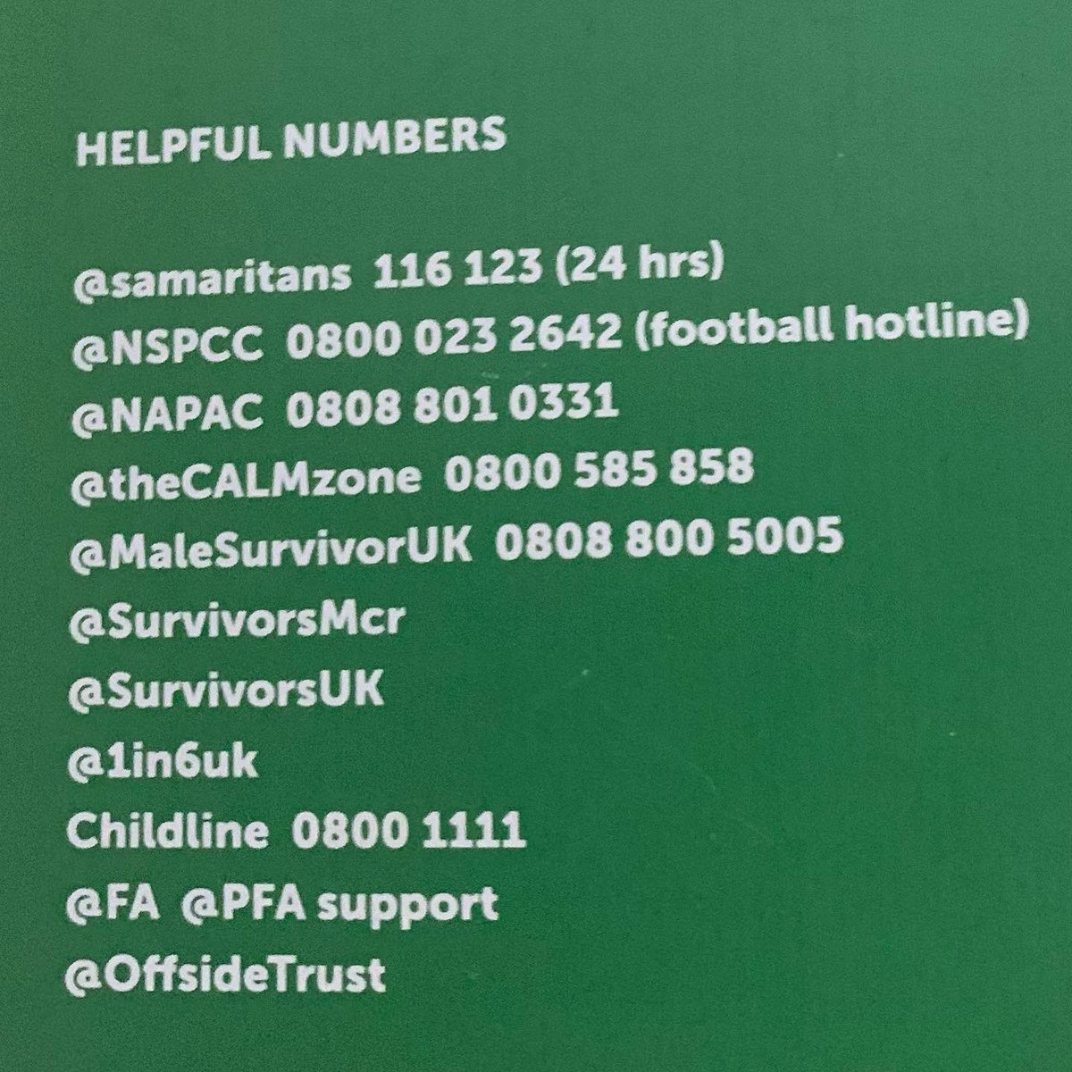 arber_boy's tweet photo. looking for help twitter people. We @OffsideTrust rely on donations and raffling signed shirts from professional players and clubs at our events. Can any of my Twitter people help us. I’ve written to every league club with no replies which disappoints me. Please help if you can. https://t.co/iswONj6aDS