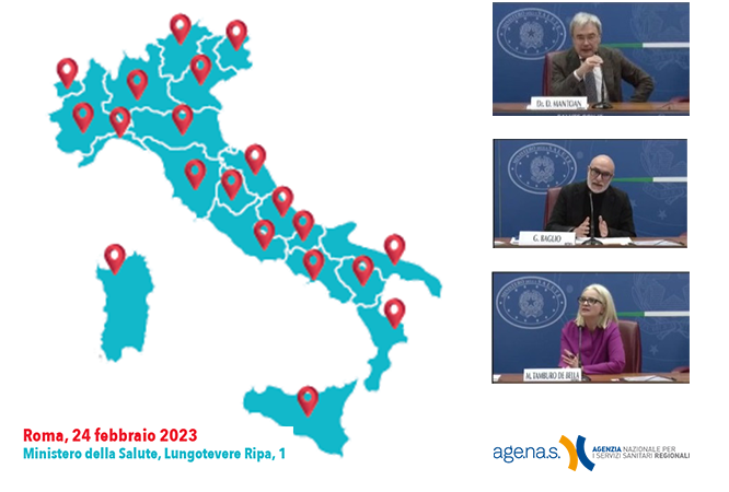 Agenas_Salute's tweet photo. 🔵#AGENAS è intervenuta presso il @MinisteroSalute
📌Convegno organizzato da #ROPI Rete #oncologica #pazienti Italia per la nuova edizione “Dove mi Curo?”, che ha come base di riferimento i dati del Programma Nazionale Esiti dell’Agenzia. #PNE #tumori
🔎https://t.co/Hizr7zEwsu https://t.co/lniZwhJBpx